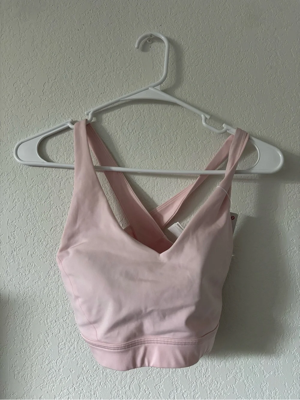 lululemon athletica Light Pink V-Neck Sports Bra